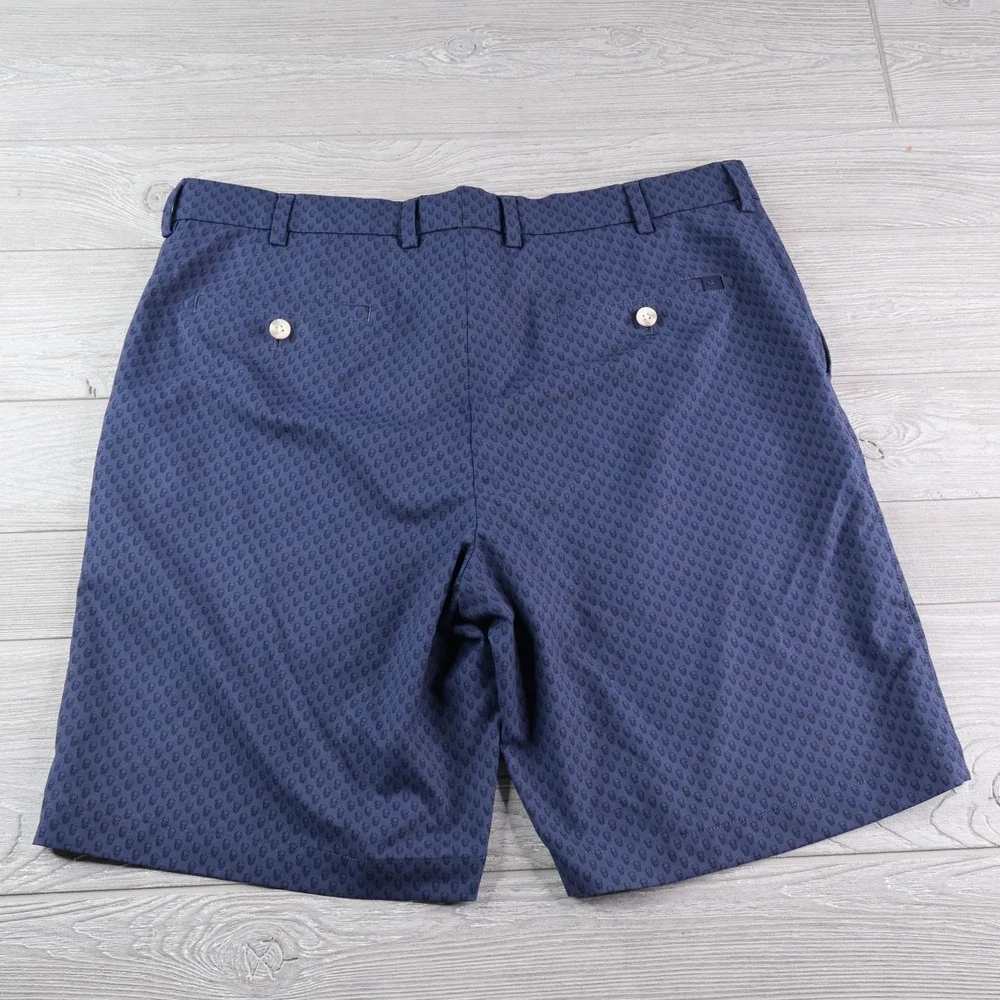 Peter Millar Carrboro Skull Performance Short Men's 35 All Over Print Golf